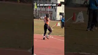 Javline throw women all India university game #newsong #song #haryanvi #trending #viral