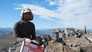 Random Climber listens to Jon Miller / SF Giants atop Tamarack Peak (Monument Ridge) 8/13/2011