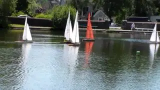 Vintage Marblehead Race Redd's Pond 2017 U.S. Vintage Model Yacht Group Regatta