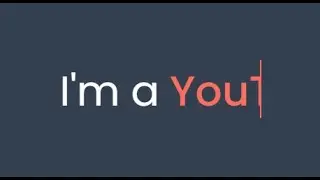 CSS Typing Text Animation Using CSS Only | @ProgrammingWithHusnain