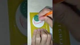 Magic ruler 💗💗💗 small ruler#spirograph #satisfying #youtubeshorts #relaxing #drawing #asmr #painting