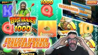🔴 BIG BASS BONANZA 1000 - DESTROZAMOLA HASTA BET MAX + BONUS BUY | PRAGMATIC PLAY|TRAGAPERRAS ONLINE