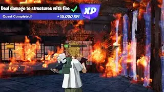 How to EASILY Deal 5000 damage to structures with fire in ONE GO! | Fortnite x My Hero Academia