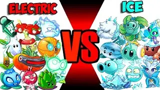 Team ELECTRIC vs ICE - Which Plant Team 's NOOB? - PvZ 2 Team Plant VS Team Plant