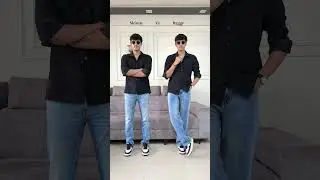 Skinny vs baggy jeans #mensfashion #ootdguide #fashiontrends #indianfashion #fashionstyle #outfit