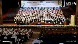 سلطان بن أحمد القاسمي يشهد تخريج دفعة 