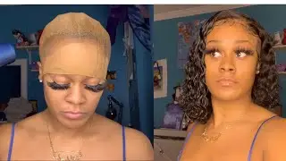 Watch Me Bring Old Wig Back To Life || Curly Bob