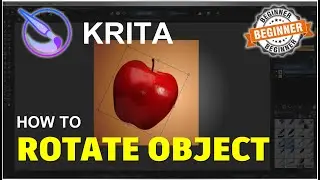 Krita How To Rotate Selection Tutorial