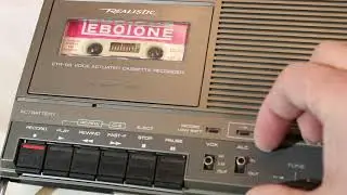 Realistic CTR 69 Voice Actuated Cassette Tape Recorder
