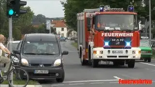 [HD] F3Y Brennt Lagerhalle in voller Ausdehnung in Schaafheim Pfingstdienstagübung FF Schaafheim