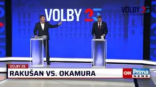 Sledujte velkou předvolebn&iacute; debatu s Raku&scaron;anem a Okamurou