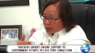 Truckers groups ensure support to government efforts to ease port congestion || Jan. 7, 2014