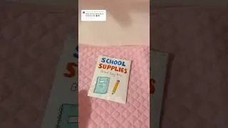 school supplies blind bag 4! ✏️  #school #diy #blindbag #papercraft #papersquishy #craft #asmr