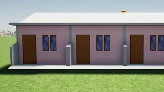 CASAS PEQUENAS PARA ALUGAR | Casa para alugar | Maquete Eletr&ocirc;nica 3D | Twinmotion Animation