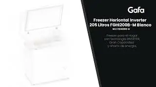 Freezer Horiontal Inverter 205L Gafa FGHI200B-M Blanco
