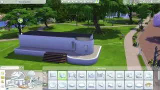 Sims 4 Round deck and room build reminder for future me.