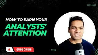 Investor Relations Presentation Tips: How to Earn Analyst's Attention
