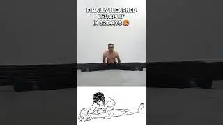 I learned LEG SPLIT in 32 DAYS 🥵 | #streching #calisthenics #unitedstates #shortsfeed #youtubeshorts