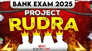 Bank Exams 2025 | Project RUDRA 🏹 | Banking Exam Preparation 2025 | Banking Wallah