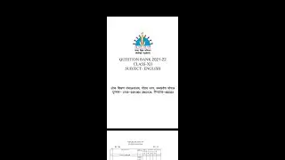 12th Class English Question Bank Solution 2021-22. Passage Solve @mrexamsolutions4932