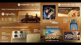 Moto Signature 5G launched in India - The Real Flagship Killer? 🔥 Price, Specs & First Look!  #tech