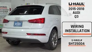 2015-2018 Audi Q3| U-Haul Trailer Wiring Installation | SHT25004