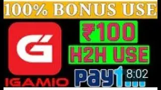 New fantasy app IGAMIO 100% BONUS USE IN H2H