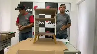 Como montar a Mesa De Cabeceira Madri 2 Gavetas - M&oacute;veis Jalmac