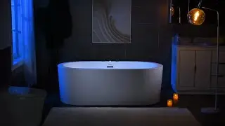 WOODBRIDGE Spa Bathtub: 16 Jets + Heated Soak = Ultimate Relaxation 🛁✨