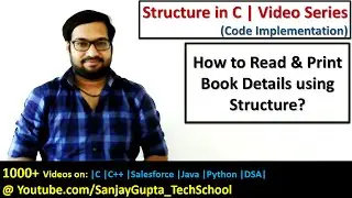 Read and print book details using structure in c programming | by Sanjay Gupta