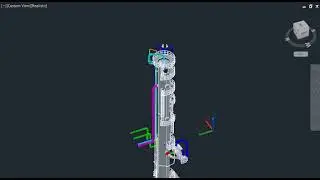 Offshore GOSP Plant. Distillation Tower.