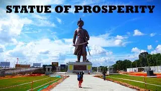 Nadaprabhu Kempegowda Bronze 108 ft Statue at Kempegowda Airport Bengaluru