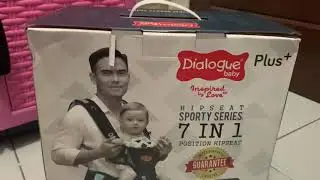 Unboxing Gendongan Baby HipSeat 7in1 “Dialogue”