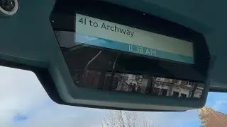 *NEW VOLVO BZL IBUS SCREEN* 41 to Archway 