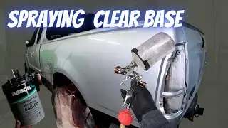Beginners guide to using clear base coat. #autopaint #autobody #Iwata kiwami4