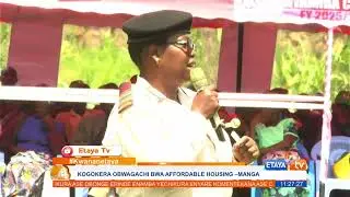 Manga Sub county DCC Valentine Cherono Welcomes the construction of affordable housing project.
