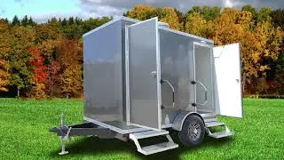 Walk Through Tutorial: 2 Station Portable Restroom Trailer | Oahu Series 10'