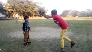 Abdullah Muhammad Talha Playing Volleyball