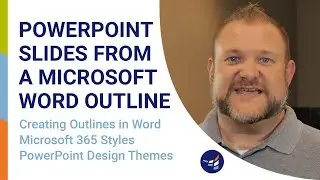 Как создать слайды PowerPoint из плана Microsoft Word