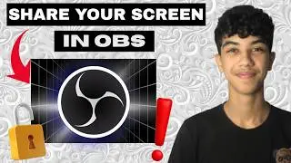 How To Share Your Screen in OBS Studio ✅(2026) | Full Tutorial