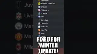 I remade the European Super League for the Football Manager 2023 winter update! #shorts