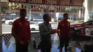 Holden Racing Team Tander and Courtney race at City Holden 2015