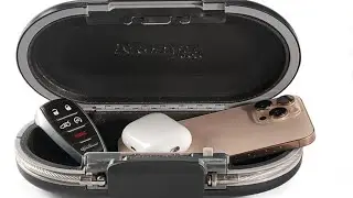Master Lock Portable Small Lock Box, Set Your Own Combination Lock Portable Safe