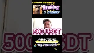 Stake DONKEY Token in Hot DONKEY meme &ndash; High Yield #DONKEY #DeFi #crypto