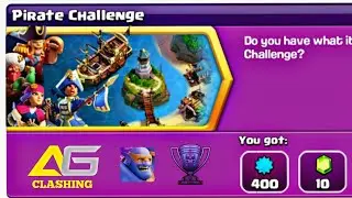 Easily 3 star pirate challenge | clash of clans| New coc event attack