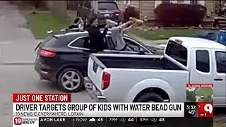 CAUGHT ON CAMERA: Lorain teens shoot water bead gun toward kids playing outside