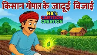 किसान गोपाल और जादुई बिजाई | Hindi Cartoon Story | Moral Story | Village Farmer Animated Kahani