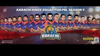 Karachi Kings Squad | PSL 5 | OFFICIAL SQUAD OF Karachi kings | PSL | Season 5 | Pakistan Zindabad