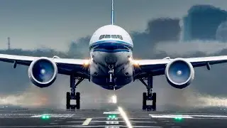 ✈️ China Southern Cargo Boeing 777F Close-up Take-Off - Schiphol Amsterdam Airport - 4K