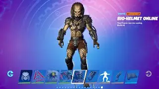 All PREDATOR Rewards.! (Predator Skin, Built-in Emote, Pickaxe & More) Fortnite Season 5